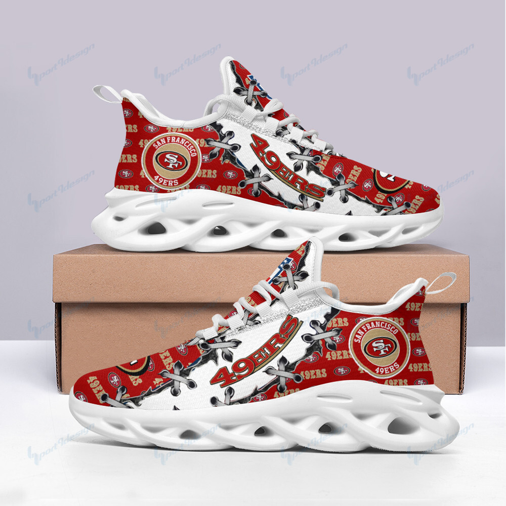 Ideafootwear San Francisco 49ers Max Soul Shoes Sneakers For Men And Women 91