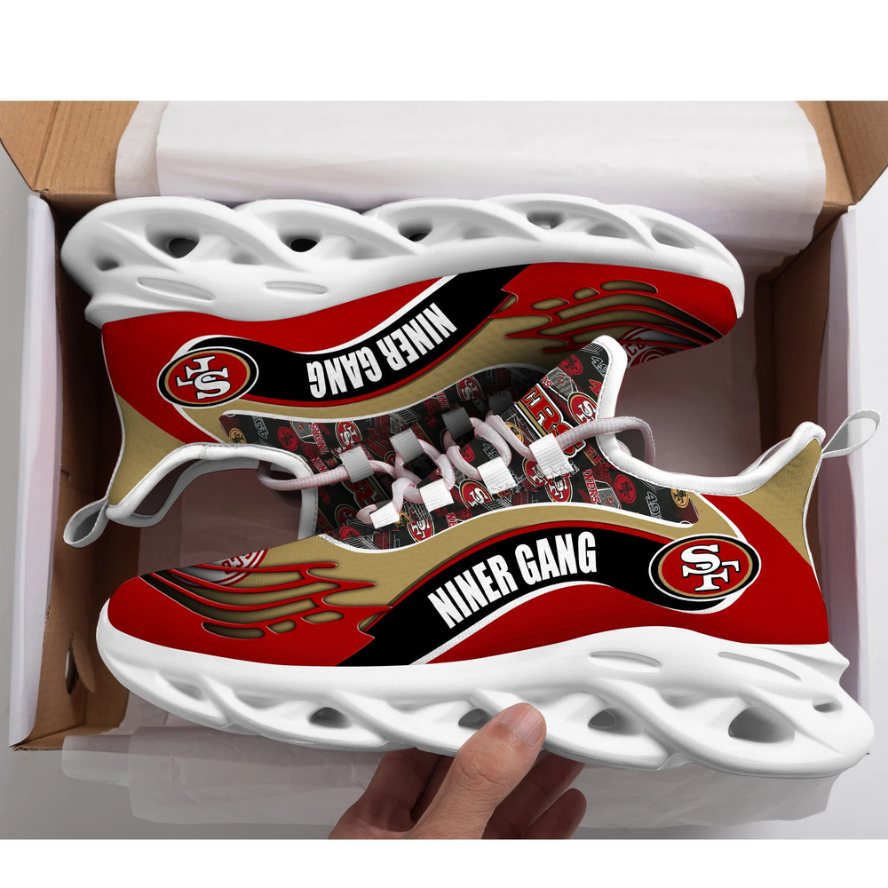 Ideafootwear San Francisco 49ers Max Soul Shoes Sneakers For Men And Women 62