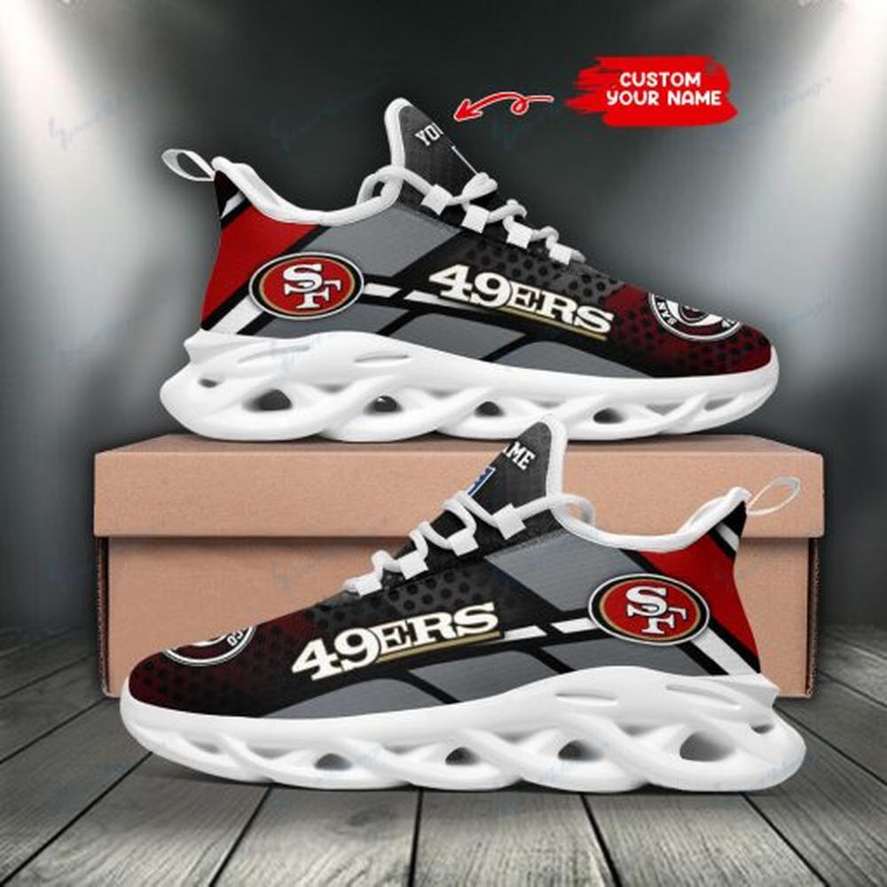 Ideafootwear San Francisco 49ers Max Soul Shoes Sneakers For Men And Women 127