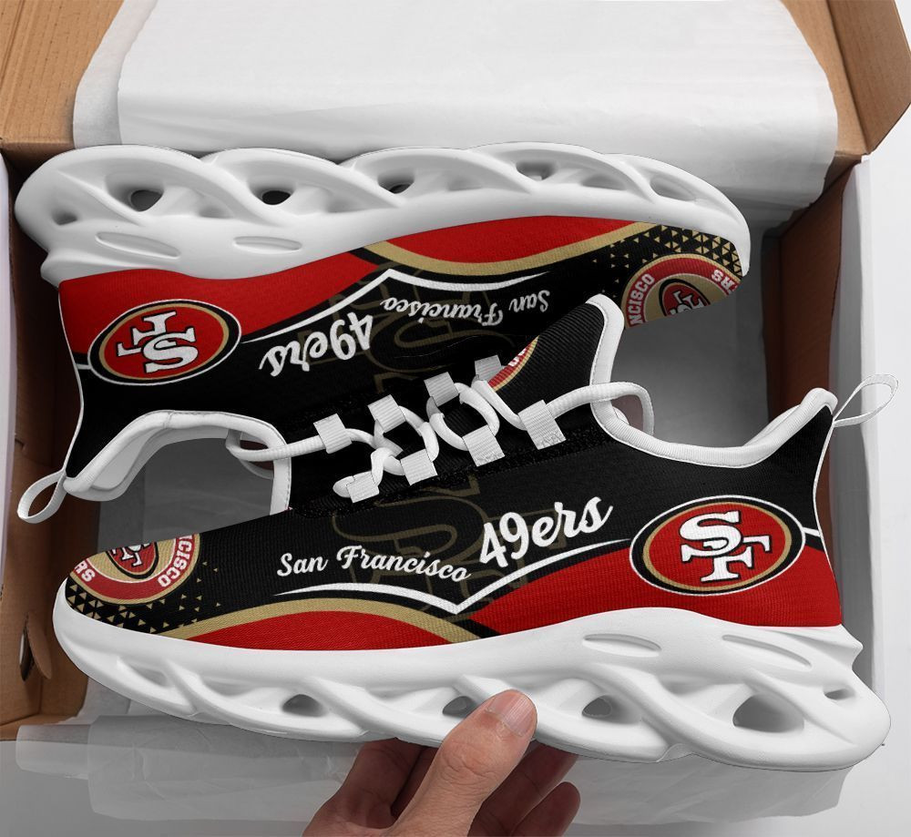 Ideafootwear San Francisco 49ers Max Soul Shoes Sneakers For Men And Women 126