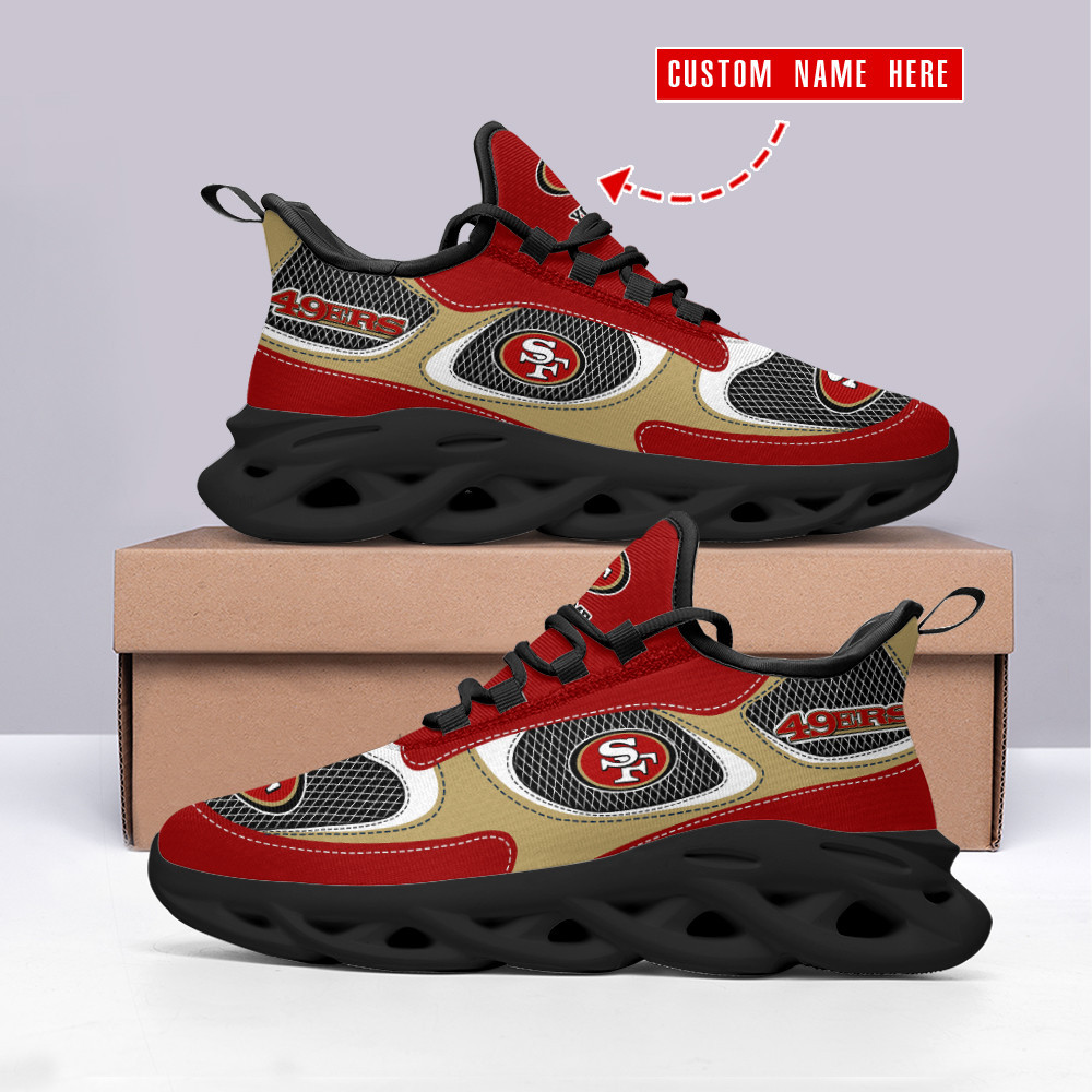 Ideafootwear San Francisco 49ers Max Soul Shoes Sneakers For Men And Women 116