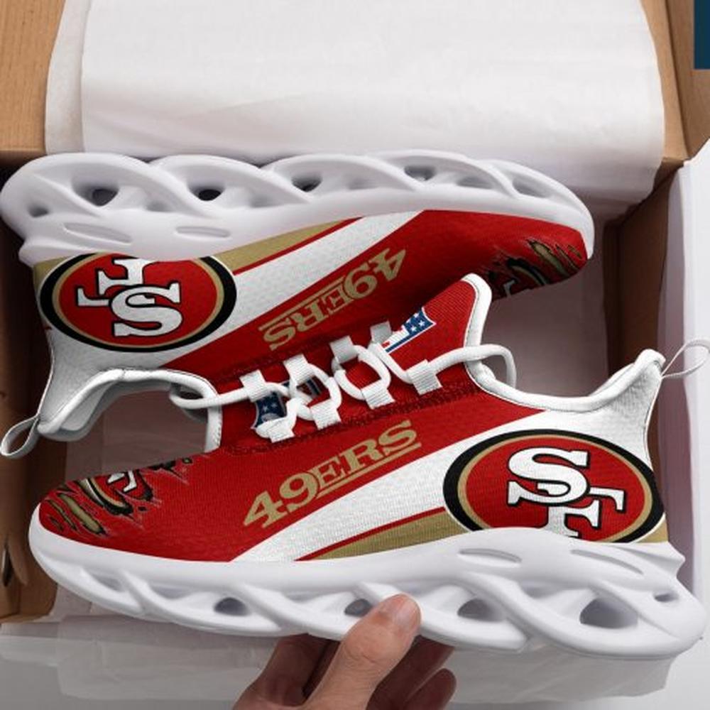 Ideafootwear San Francisco 49ers Max Soul Shoes Sneakers For Men And Women 46