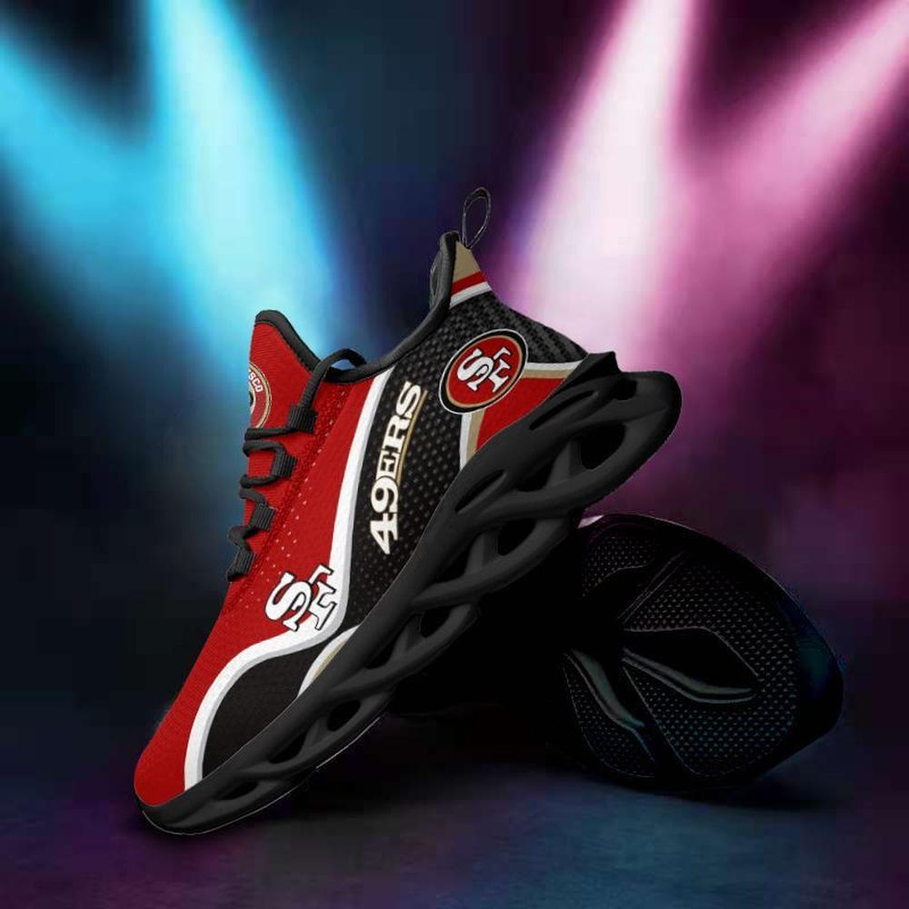 Ideafootwear San Francisco 49ers Max Soul Shoes Sneakers For Men And Women 37
