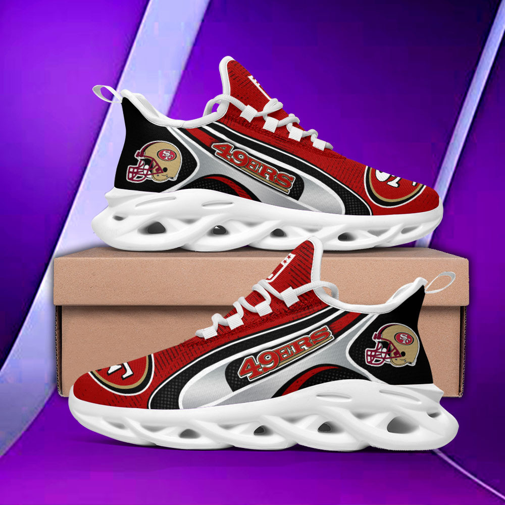 Ideafootwear San Francisco 49ers Max Soul Shoes Sneakers For Men And Women 44