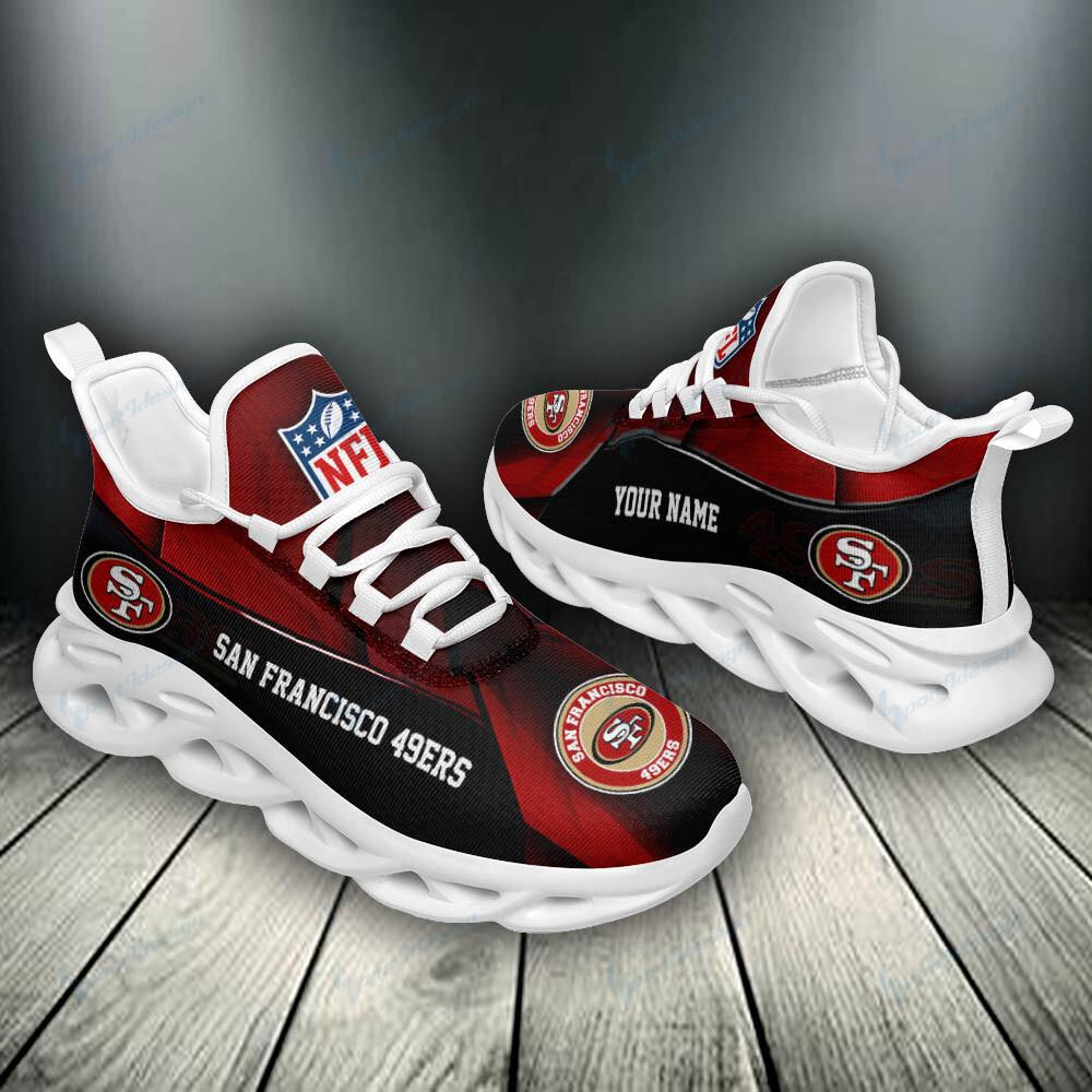 Ideafootwear San Francisco 49ers Max Soul Shoes Sneakers For Men And Women 9