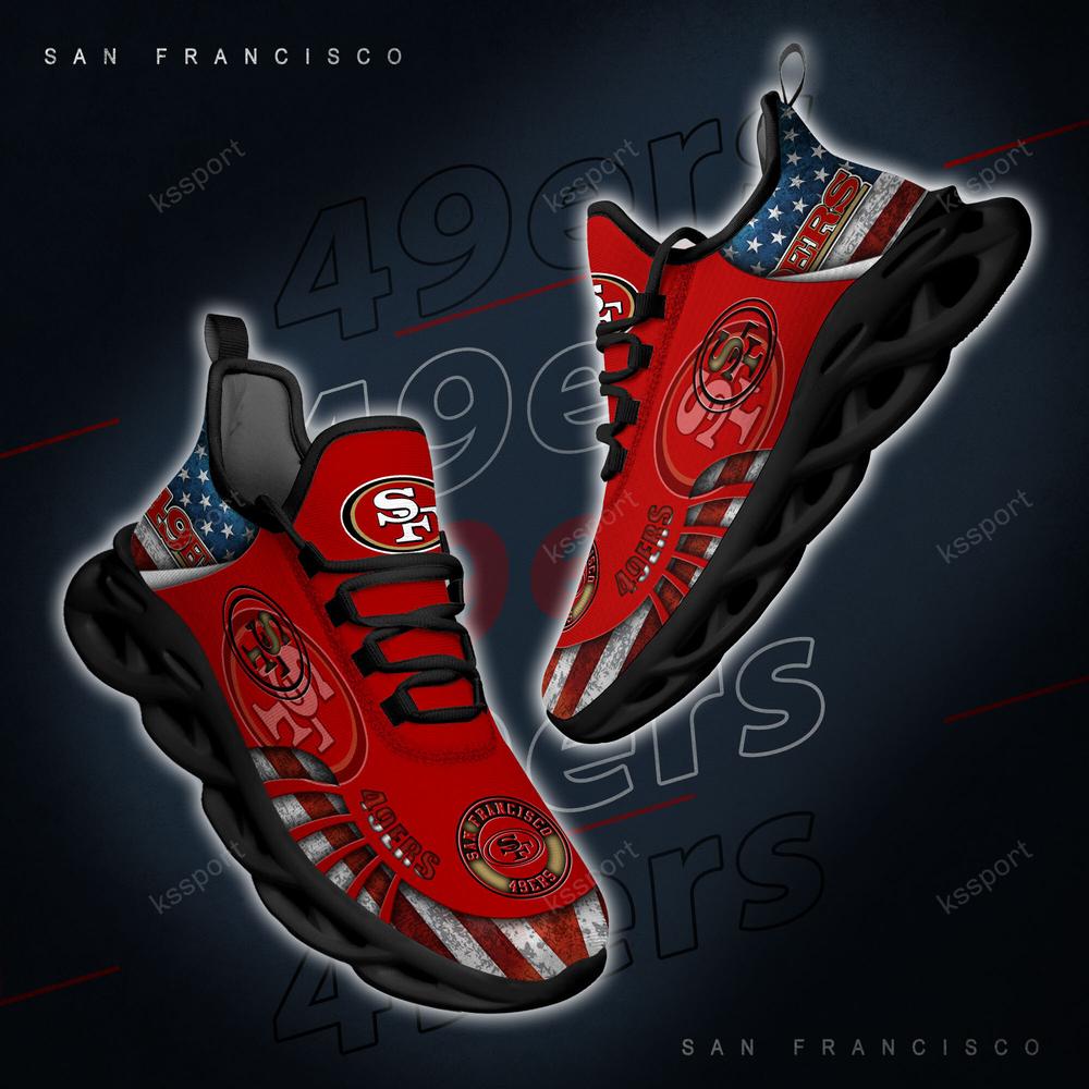 Ideafootwear San Francisco 49ers Max Soul Shoes Sneakers For Men And Women 90