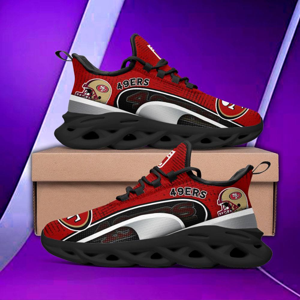Ideafootwear San Francisco 49ers Max Soul Shoes Sneakers For Men And Women 45