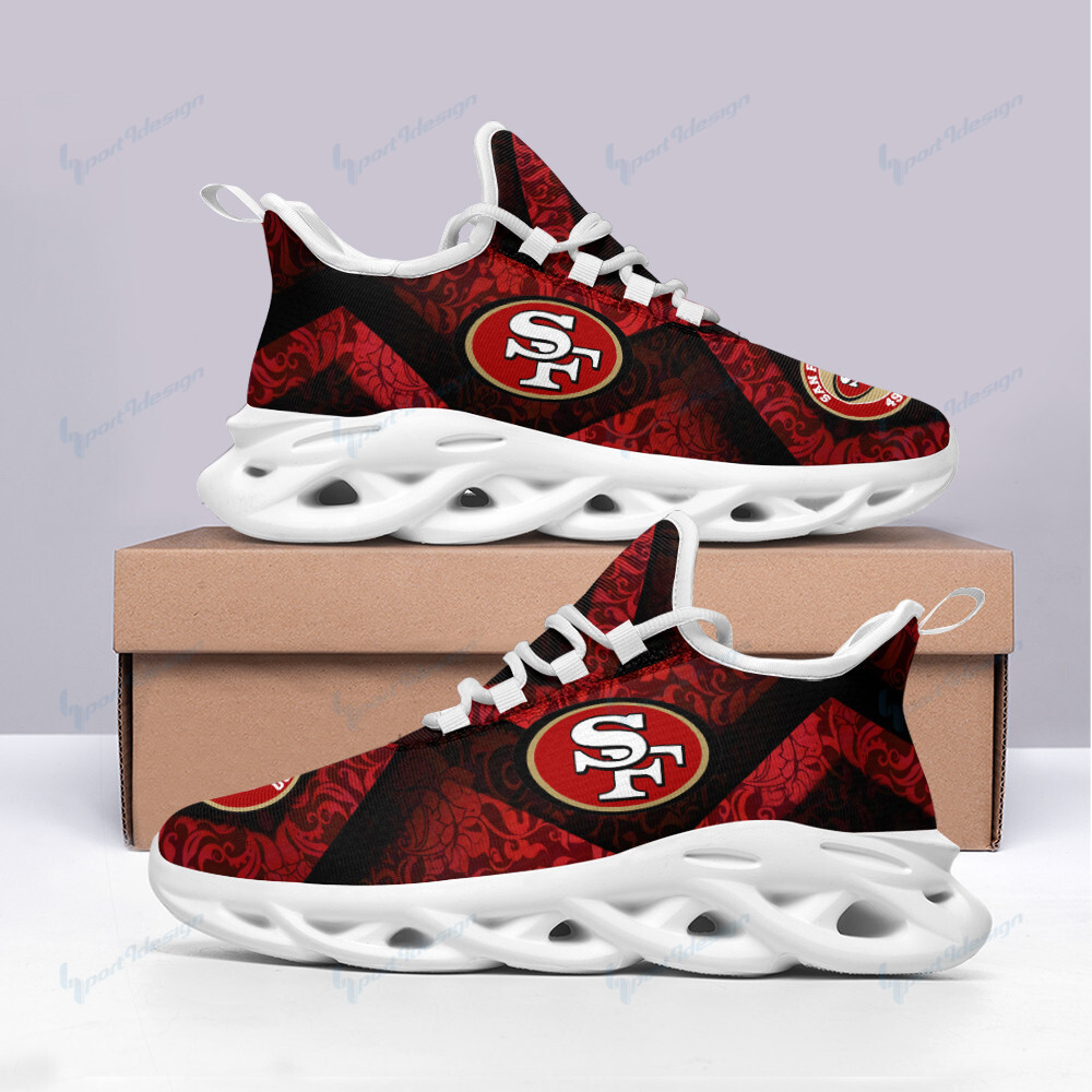 Ideafootwear San Francisco 49ers Max Soul Shoes Sneakers For Men And Women 80
