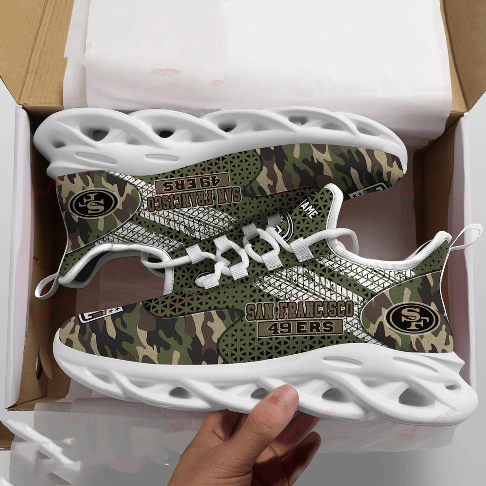 Ideafootwear San Francisco 49ers Max Soul Shoes Sneakers For Men And Women 115