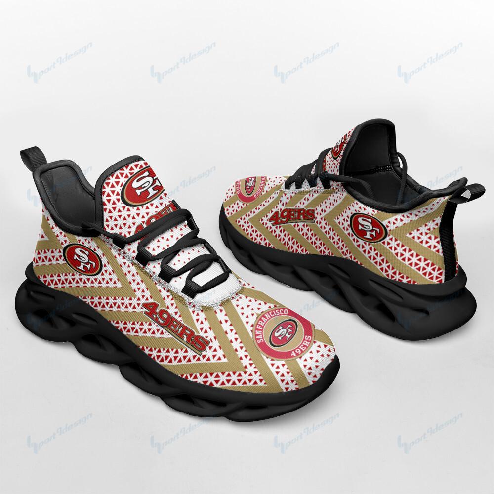 Ideafootwear San Francisco 49ers Max Soul Shoes Sneakers For Men And Women 92