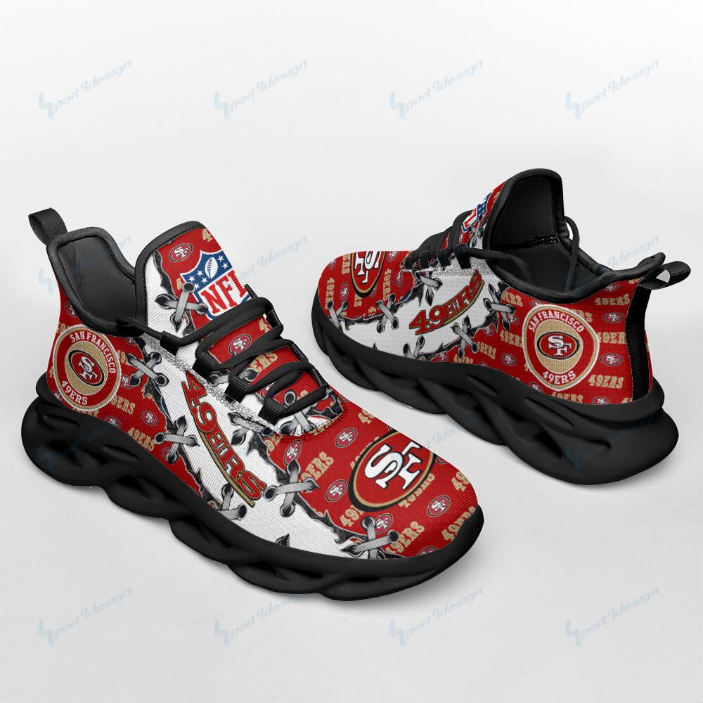 Ideafootwear San Francisco 49ers Max Soul Shoes Sneakers For Men And Women 91