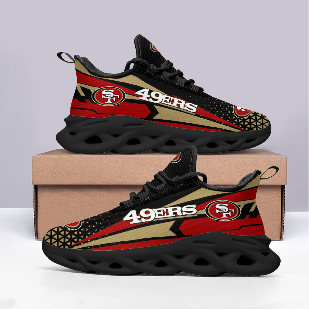 Ideafootwear San Francisco 49ers Max Soul Shoes Sneakers For Men And Women 50