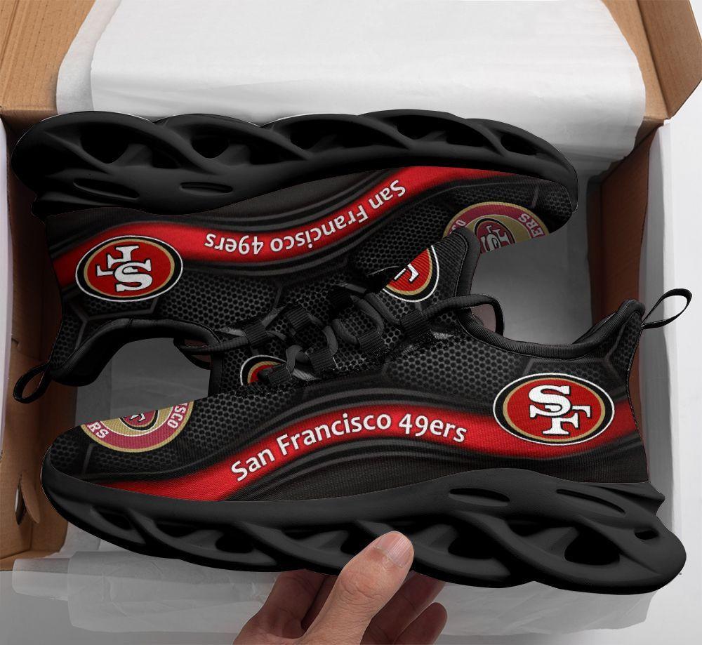 Ideafootwear San Francisco 49ers Max Soul Shoes Sneakers For Men And Women 36