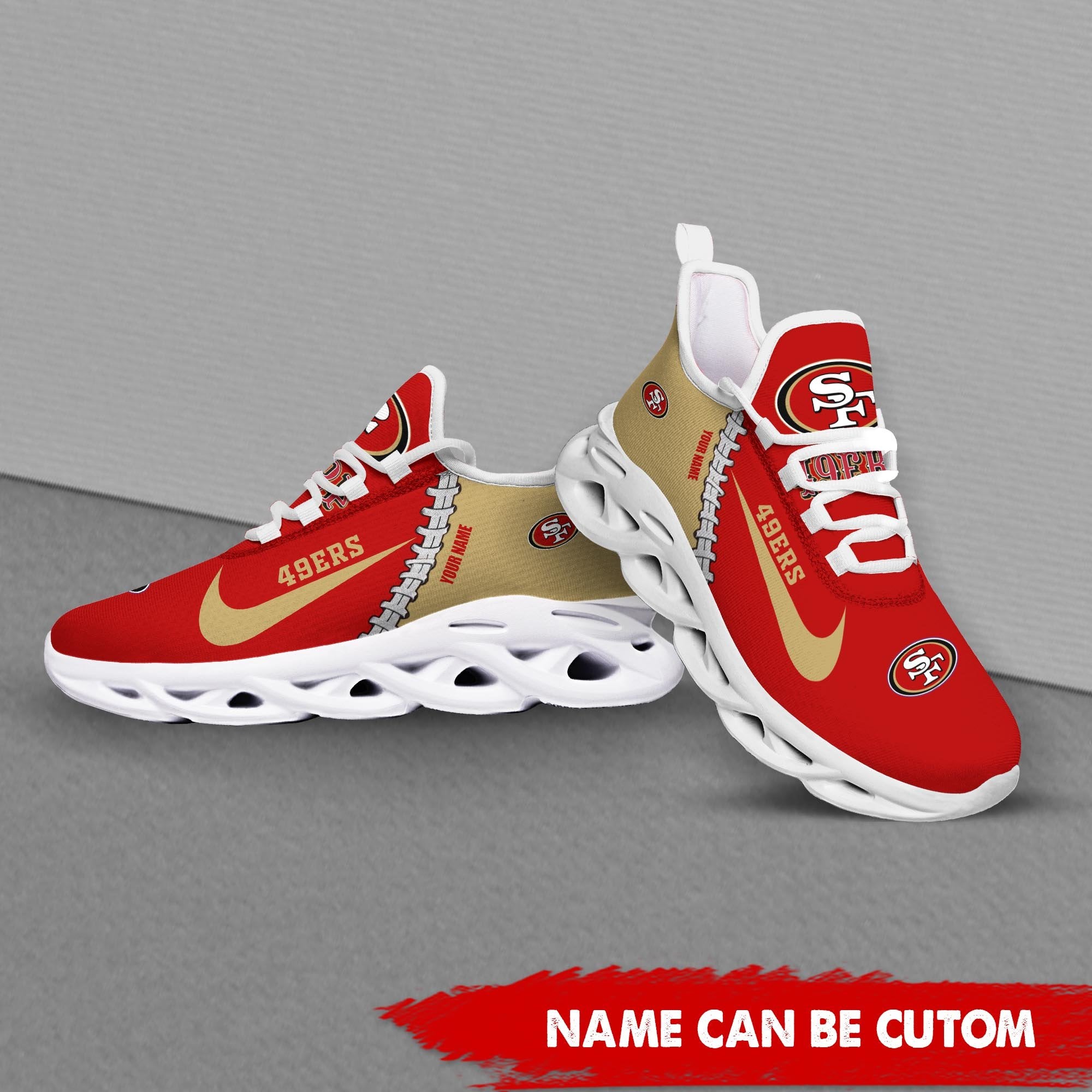 Ideafootwear San Francisco 49ers Max Soul Shoes Sneakers For Men And Women 119