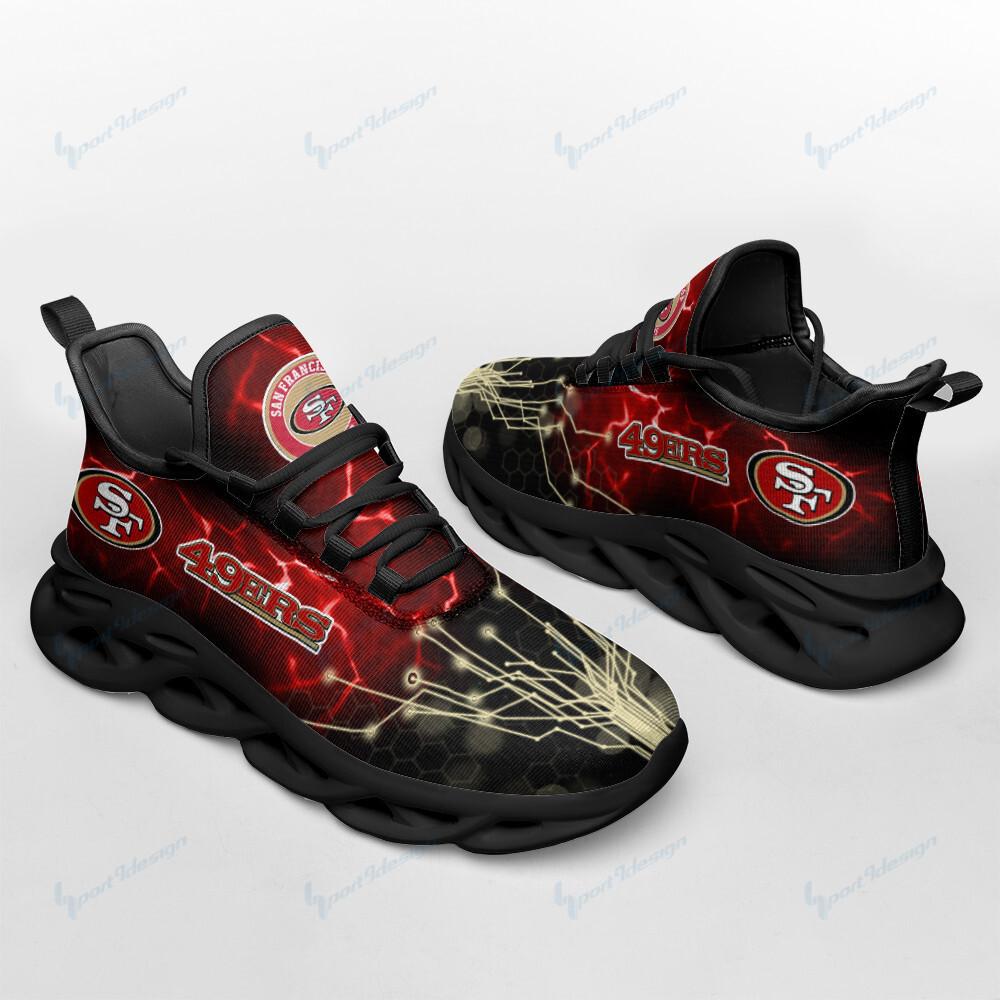 Ideafootwear San Francisco 49ers Max Soul Shoes Sneakers For Men And Women 98