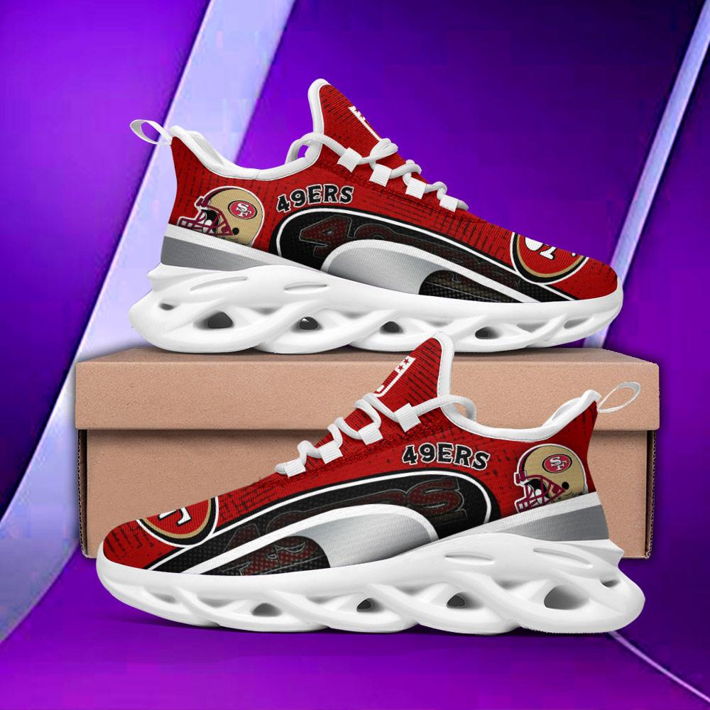 Ideafootwear San Francisco 49ers Max Soul Shoes Sneakers For Men And Women 45