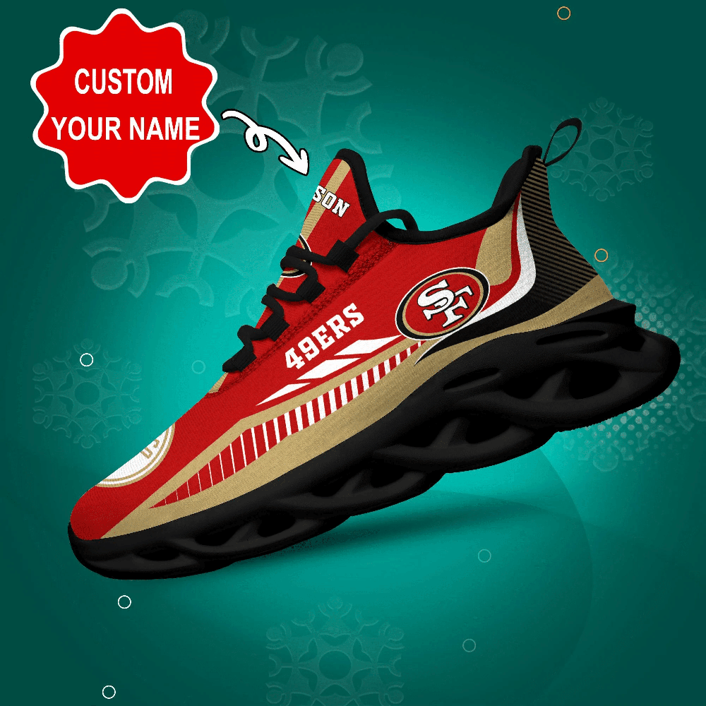 Ideafootwear San Francisco 49ers Max Soul Shoes Sneakers For Men And Women 117