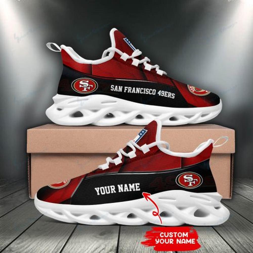 Ideafootwear San Francisco 49ers Max Soul Shoes Sneakers For Men And Women 9