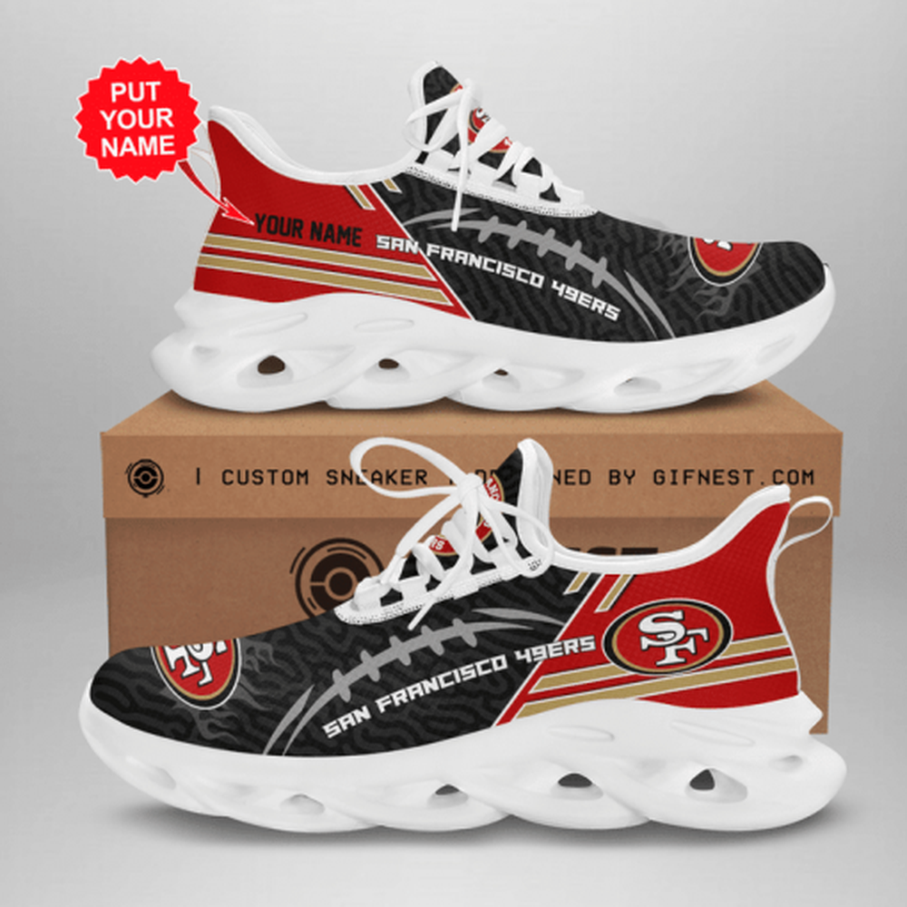 Ideafootwear San Francisco 49ers Max Soul Shoes Sneakers For Men And Women 140