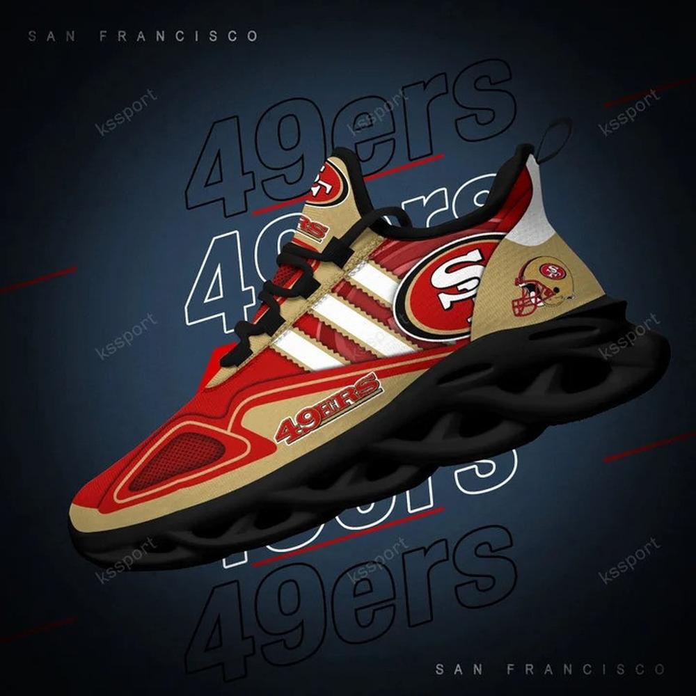 Ideafootwear San Francisco 49ers Max Soul Shoes Sneakers For Men And Women 89