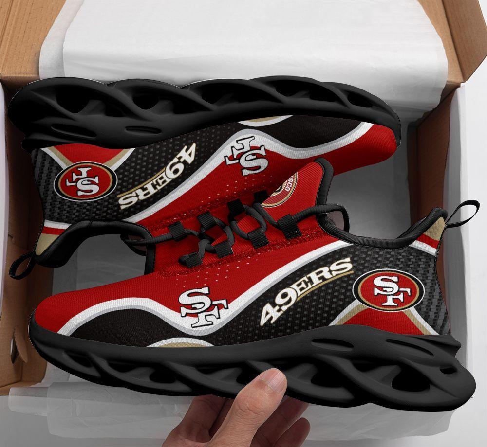 Ideafootwear San Francisco 49ers Max Soul Shoes Sneakers For Men And Women 37