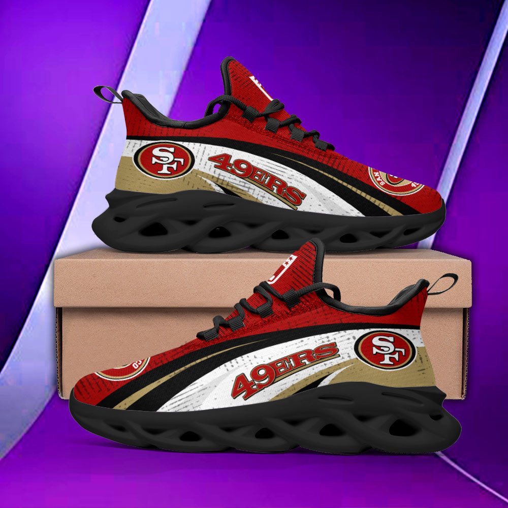 Ideafootwear San Francisco 49ers Max Soul Shoes Sneakers For Men And Women 57
