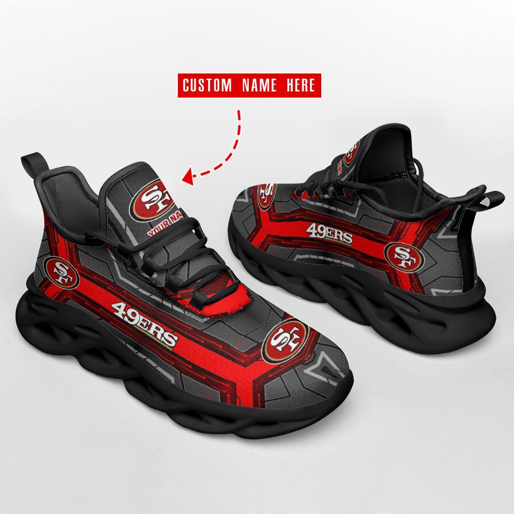 Ideafootwear San Francisco 49ers Max Soul Shoes Sneakers For Men And Women 10