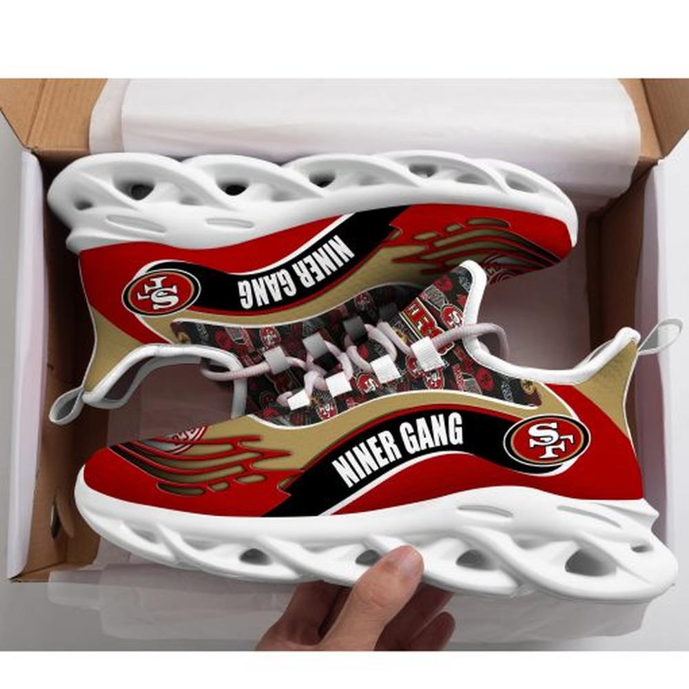 Ideafootwear San Francisco 49ers Max Soul Shoes Sneakers For Men And Women 62