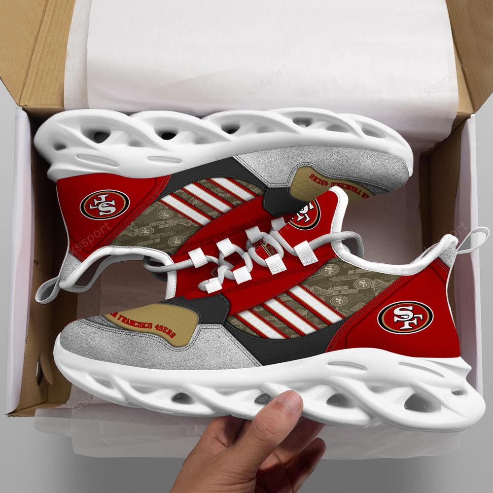 Ideafootwear San Francisco 49ers Max Soul Shoes Sneakers For Men And Women 83