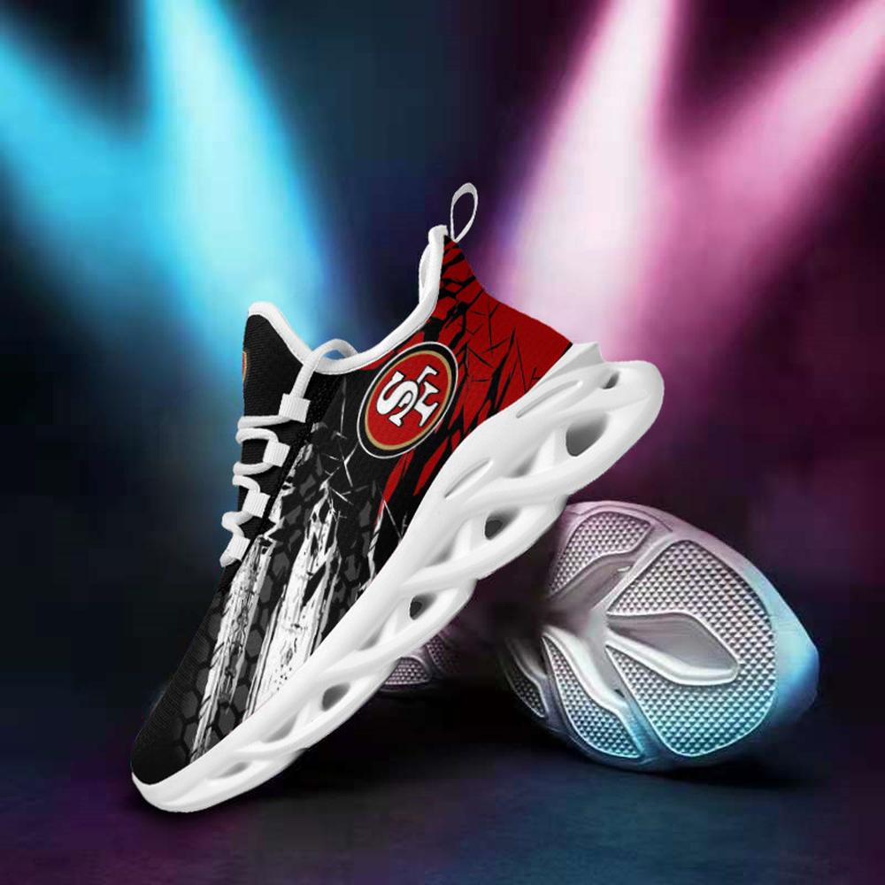 Ideafootwear San Francisco 49ers Max Soul Shoes Sneakers For Men And Women 84