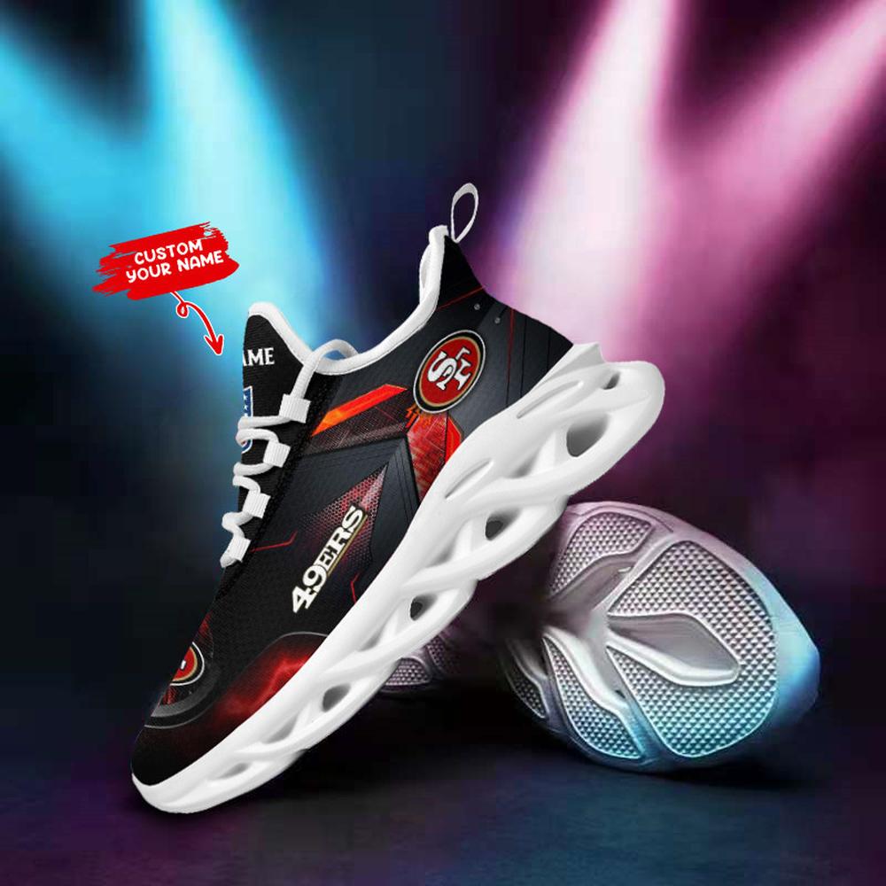 Ideafootwear San Francisco 49ers Max Soul Shoes Sneakers For Men And Women 8