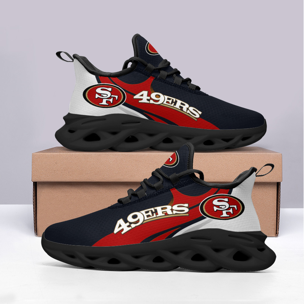 Ideafootwear San Francisco 49ers Max Soul Shoes Sneakers For Men And Women 52