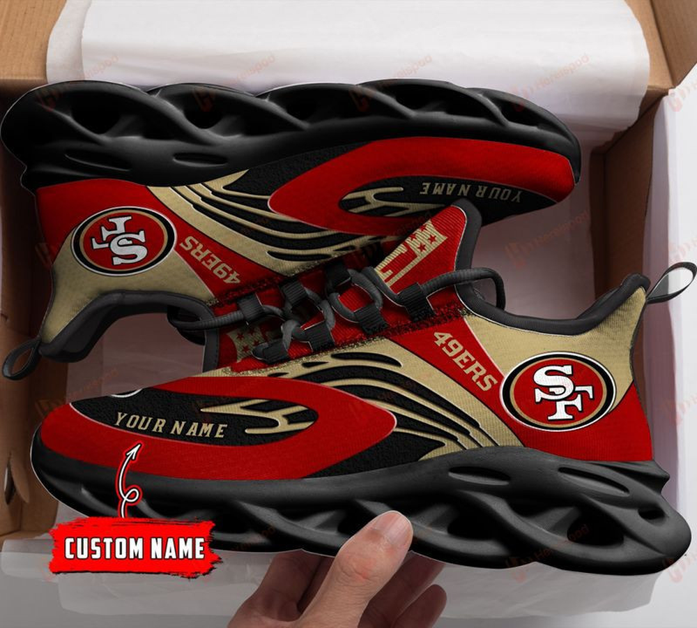 Ideafootwear San Francisco 49ers Max Soul Shoes Sneakers For Men And Women 121