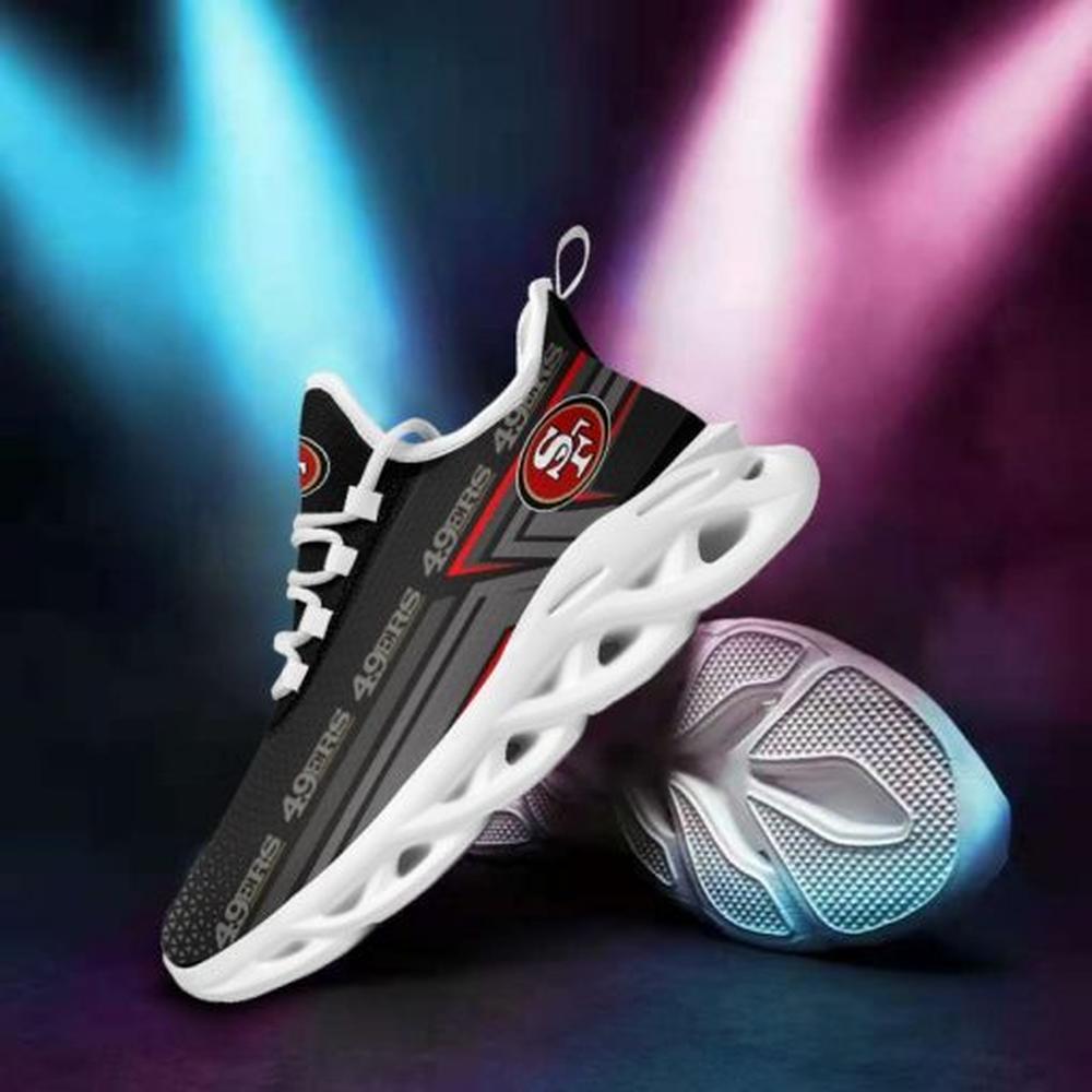 Ideafootwear San Francisco 49ers Max Soul Shoes Sneakers For Men And Women 39