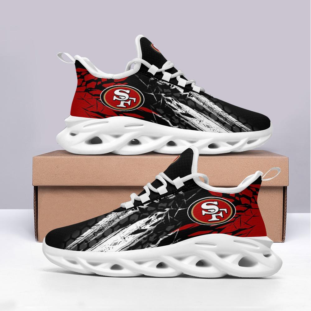 Ideafootwear San Francisco 49ers Max Soul Shoes Sneakers For Men And Women 84
