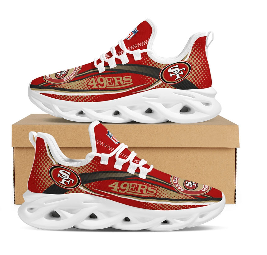 Ideafootwear San Francisco 49ers Max Soul Shoes Sneakers For Men And Women 102