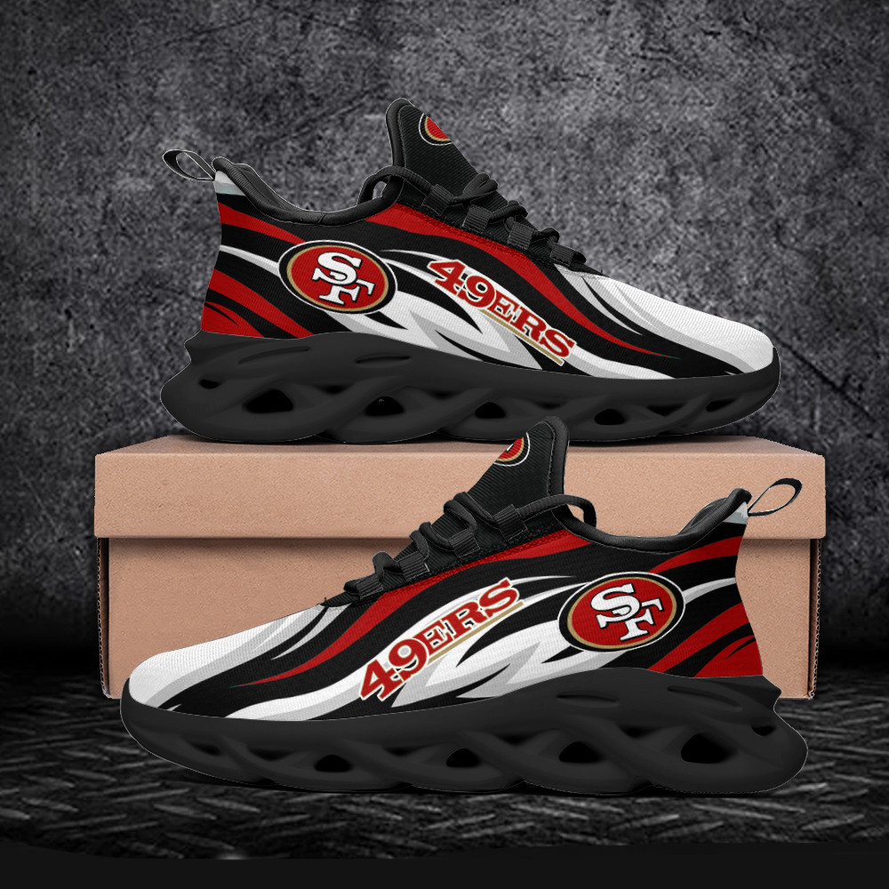 Ideafootwear San Francisco 49ers Max Soul Shoes Sneakers For Men And Women 158