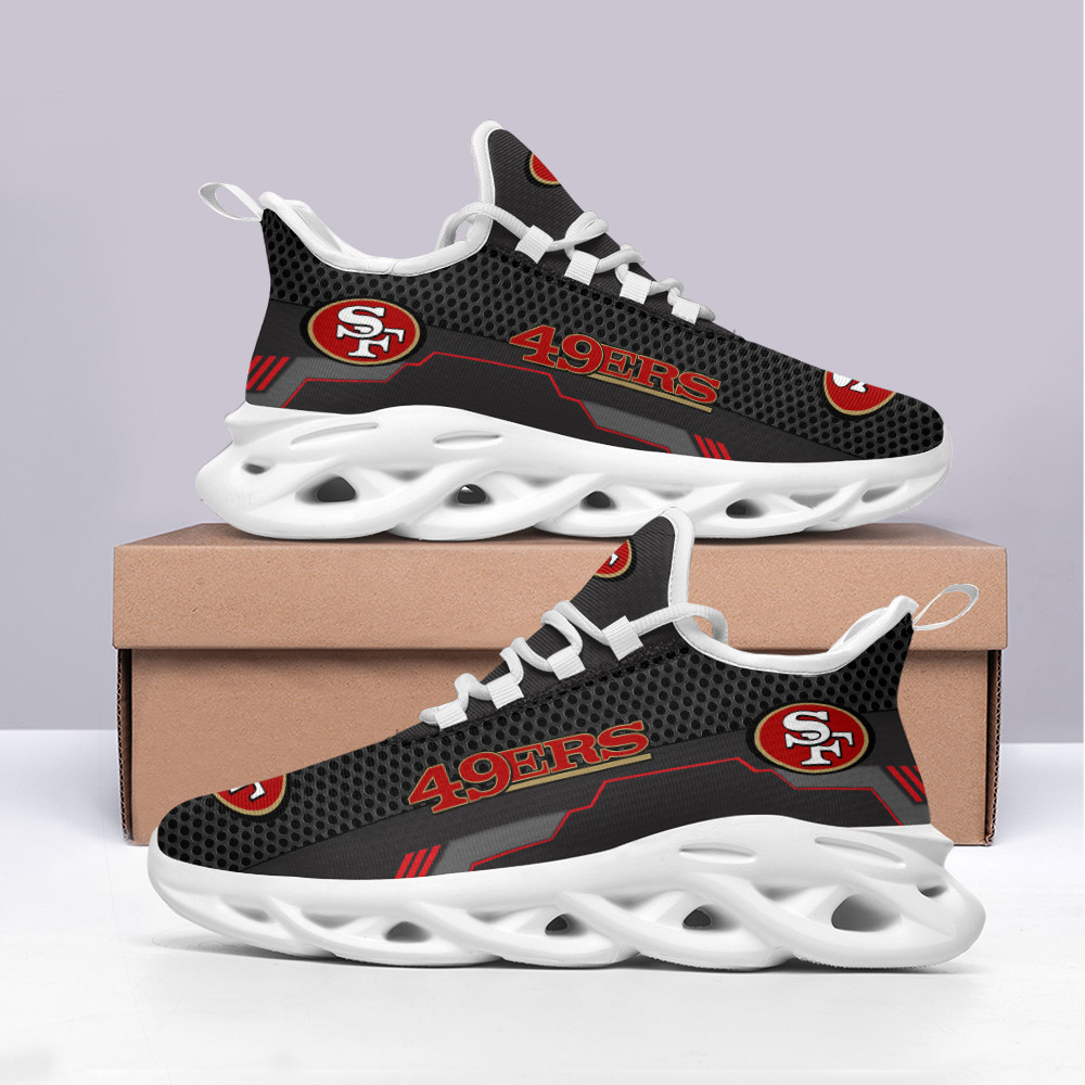 Ideafootwear San Francisco 49ers Max Soul Shoes Sneakers For Men And Women 136