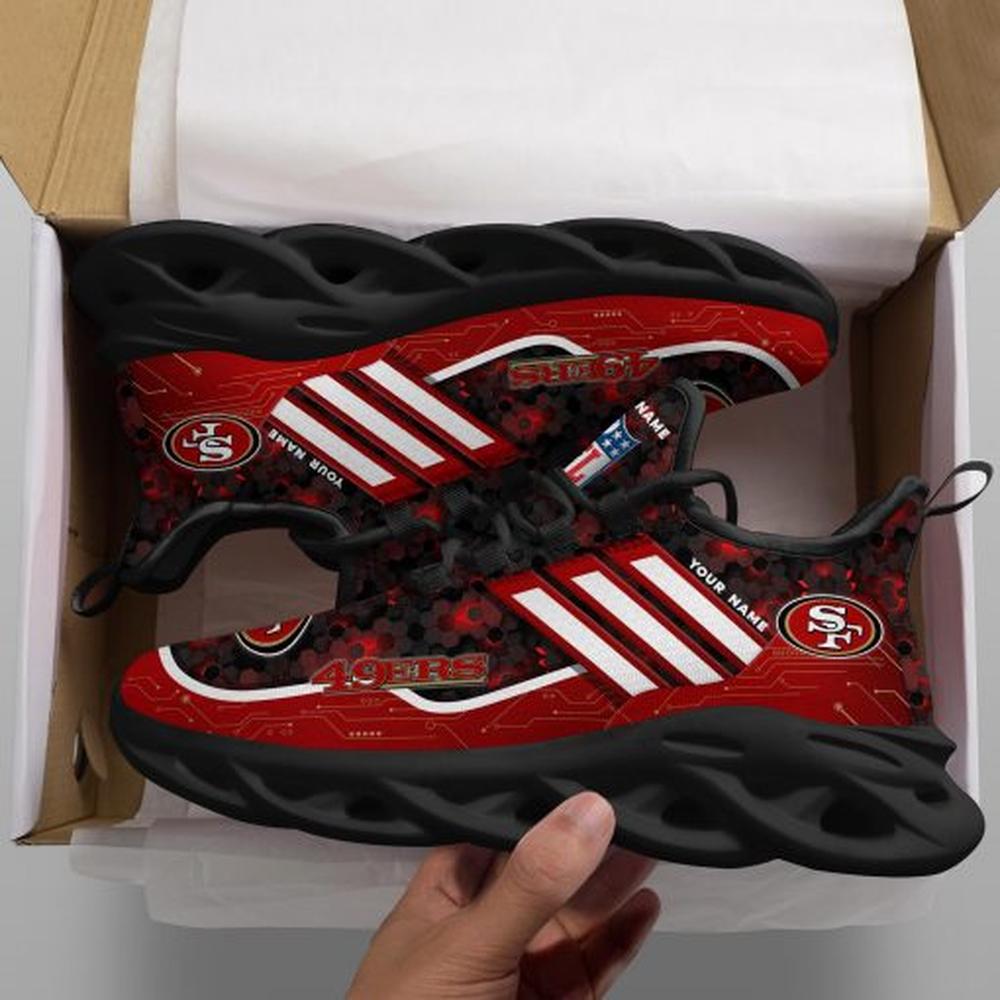 Ideafootwear San Francisco 49ers Max Soul Shoes Sneakers For Men And Women 125