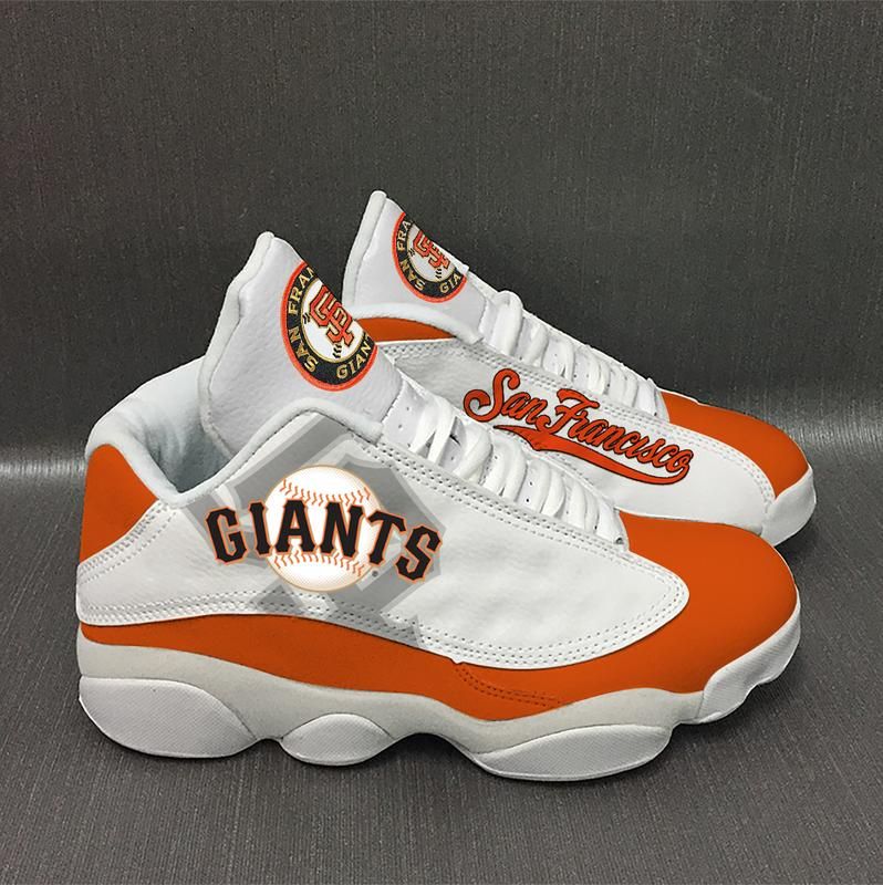 Ideafootwear San Francisco Giants AJ13 Sneakers Shoes For Men And Women 2