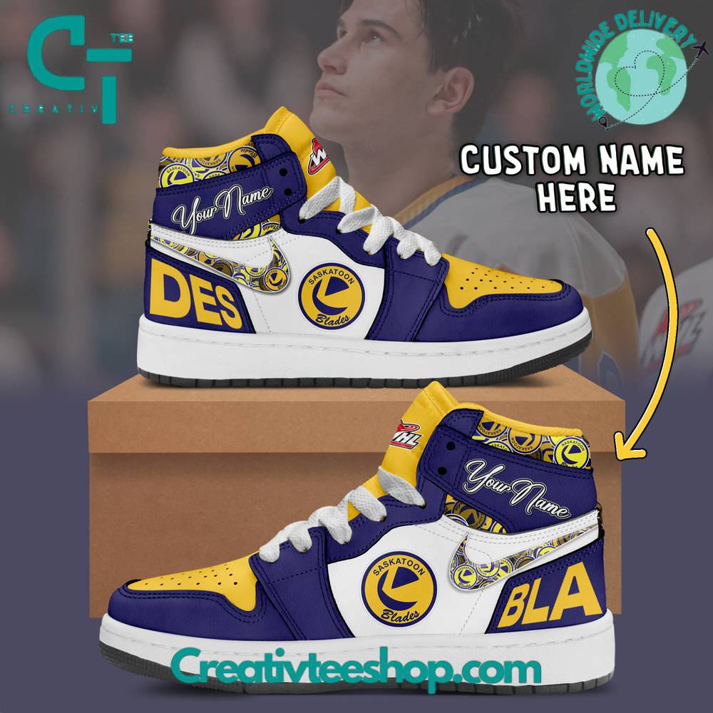 Ideafootwear Saskatoon Blades AJ1 High Sneakers Shoes For Men And Women 1