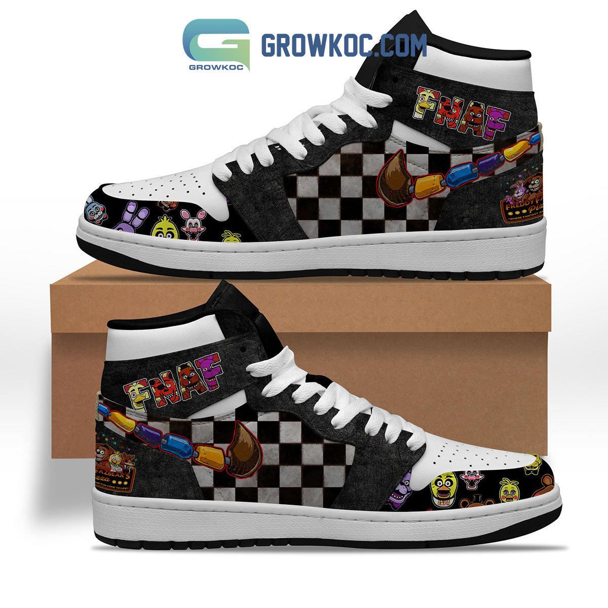Ideafootwear Scary AJ1 High Sneakers Shoes For Men And Women 1