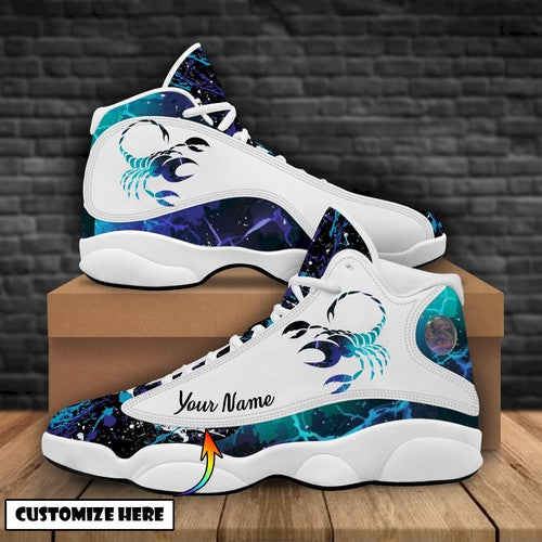 Ideafootwear Scorpio Zodiac AJ13 Sneakers Shoes For Men And Women 1