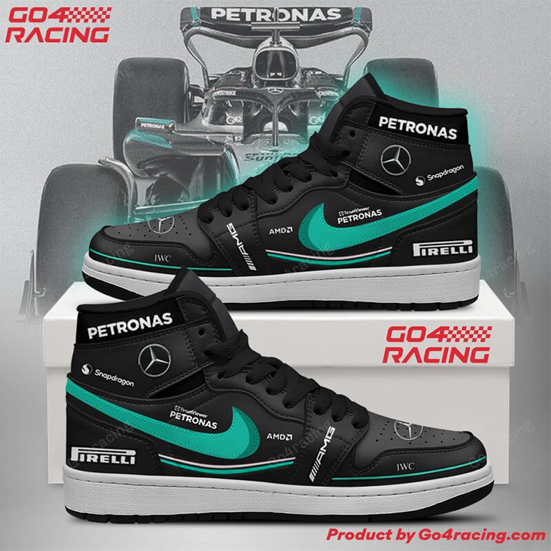 Ideafootwear Scuderia Ferrari Formula AJ1 High Sneakers Shoes For Men And Women 1