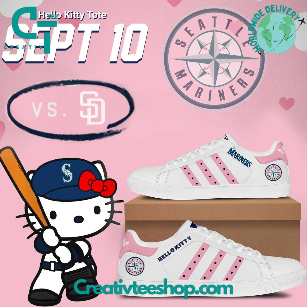 Ideafootwear Seattle Mariners Skate Stan Shoes Sneakes For Men And Women 1