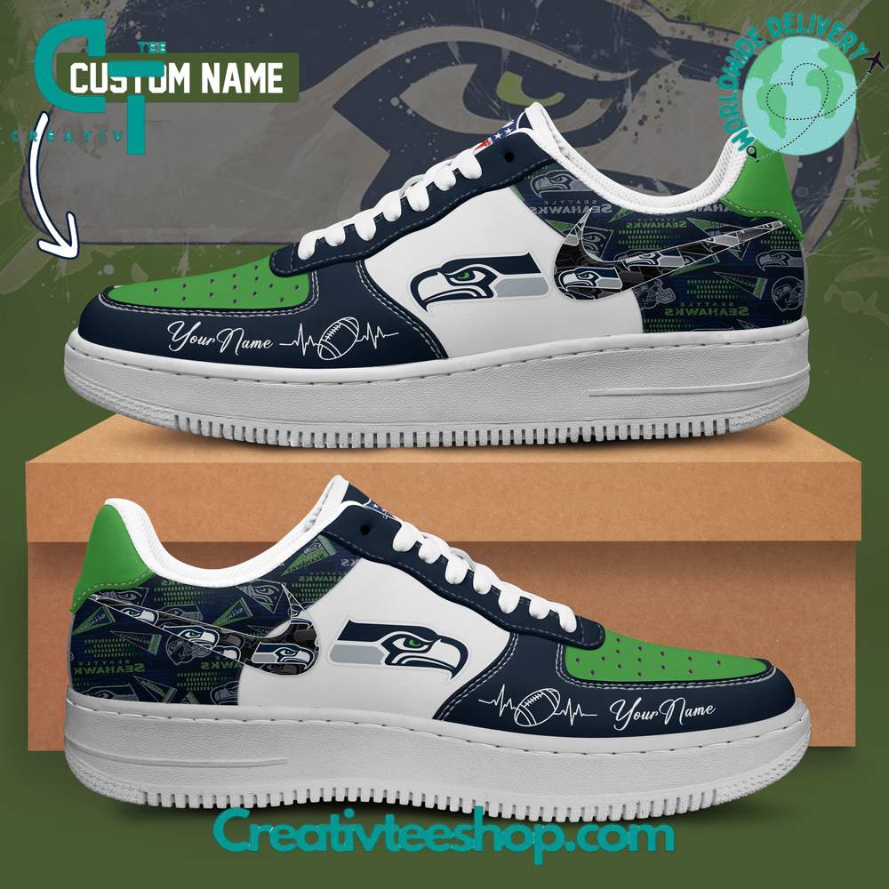 Ideafootwear Seattle Seahawks Air Low-Top Sneakers Shoes For Men And Women 7