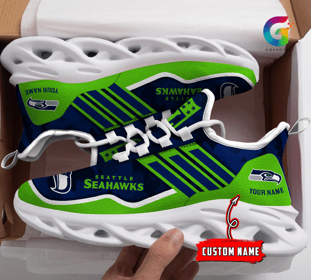 Ideafootwear Seattle Seahawks Max Soul Shoes Sneakers For Men And Women 30