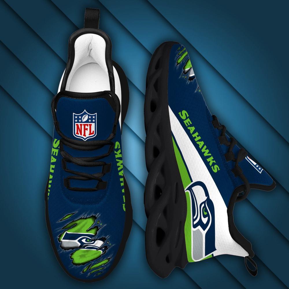 Ideafootwear Seattle Seahawks Max Soul Shoes Sneakers For Men And Women 7