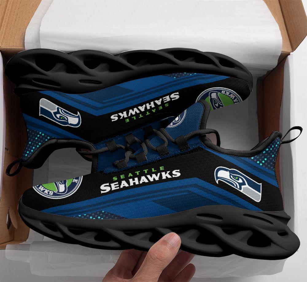 Ideafootwear Seattle Seahawks Max Soul Shoes Sneakers For Men And Women 12
