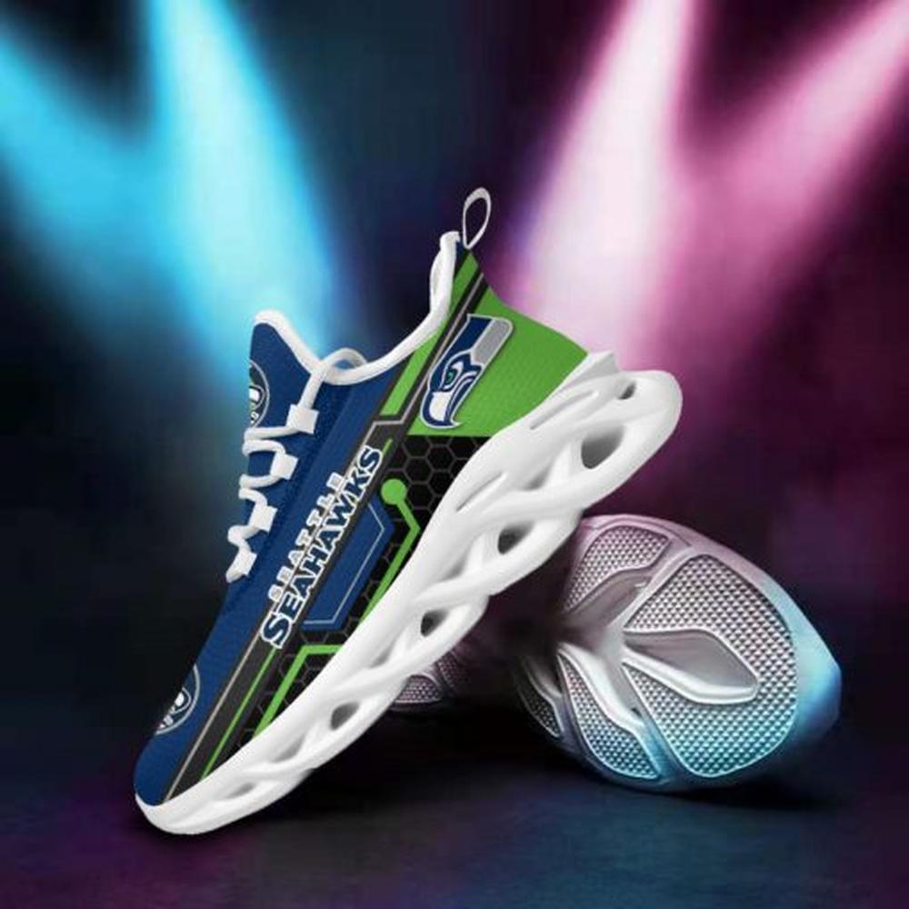 Ideafootwear Seattle Seahawks Max Soul Shoes Sneakers For Men And Women 11